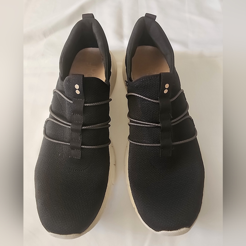 Womans Ryka Black Slip-On Sneakers